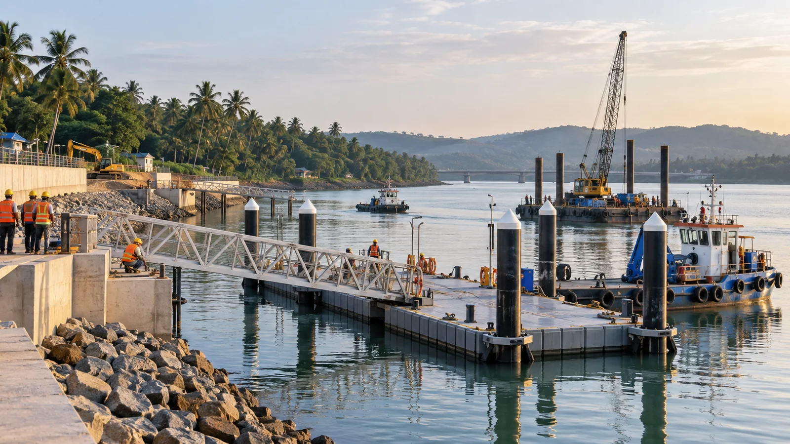 Kali River Floating Jetty & Navigation Development Works